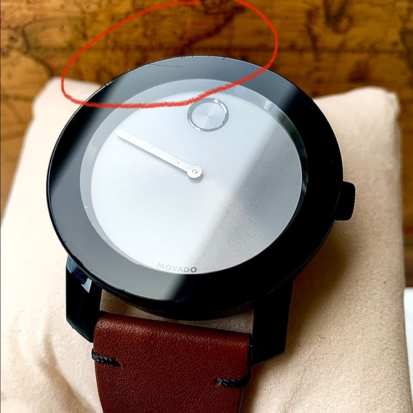 Movado Men's Bold Leather Watch 3600442 - Picture 3 of 4